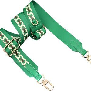 Purse green strap 70-138cm